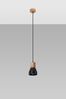 SOLLUX SL. 0963 Pendelleuchte QUBIC schwarz L: 100, B: 100, H: 1200, E27/60W, dimmbar Bild 4