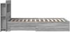 vidaXL Bettgestell mit Stauraum Grau Sonoma 75x190 cm Holzwerkstoff 3433803 Bild 4