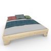 Holzbett (Fichte) "Rosi" 200 x 220 cm 38 cm ohne Kopfteil Massivholzbett Bett Bild 2