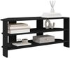 vidaXL EckTVSchrank Schwarz 102x40,5x45cm Holzwerkstoff 889766 Bild 3