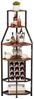 Yorbay Weinregal Eck-Weinregal Glashalter & Weinfach, Industrial Bar-Schrank Bild 2