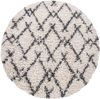 Paco Home Hochflor-Teppich Kalmar 451, rund, Höhe: 44 mm, Shaggy, Scandi Design, modernes Rauten Muster, weich & kuschelig Bild 4
