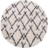 Paco Home Hochflor-Teppich Kalmar 451, rund, Höhe: 44 mm, Shaggy, Scandi Design, modernes Rauten Muster, weich & kuschelig Bild 5