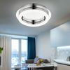 2x LED Deckenleuchte, Chrom, Acryl, Kristall-Deko, 28 cm Bild 3