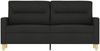 vidaXL 2-Sitzer-Sofa Schwarz 140 cm Stoff 359239 Bild 3