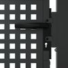 vidaXL Gartentor Anthrazit 100x125 cm Stahl 154561 Bild 4