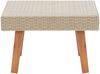 vidaXL Garten-Couchtisch Poly Rattan Beige 310221 Bild 3