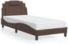 vidaXL Bettgestell "Viana" ohne Matratze Braun 90x200 cm Kunstleder 3208070 Bild 2