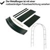 Brixy - 4er Set Rosenbögen - Gartenbögen - Rankhilfe - Blumenbögen - Für Kletterpflanzen - Metall - 240 x 140 x 38 cm pro Stück - Schwarz Bild 5