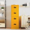 vidaXL Aktenschrank mit Schubladen 2 pcs Senfgelb 44 x 50 x 139 cm 3406157 Bild 4