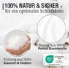 KNERST Federbettdecke Decke mit weichen Daunen & Federn, Füllung: 90% Federn und 10% Daunen, Baumwollbezug, gleichmäßige Wärmeverteilung, Kassetten Federbett Bild 2