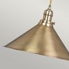Hängeleuchte, Deckenlampe, Stahl Messing, D 37 cm Bild 2