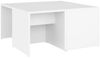 vidaXL Couchtische 4 Stk. Weiß 33x33x33 cm Holzwerkstoff 806813 Bild 2
