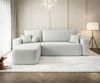 Ecksofa Schlafsofa Sofa AGEPO Stoff Quelle Weiss Ottomane Links Bild 2