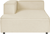 Ecksofa mit Ottomane APRICA Beige Rechtsseitig Bild 5