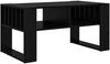 vidaXL Couchtisch Schwarz Eichen-Optik 92 x 49,5 x 45 cm Holzwerkstoff 8000109 Bild 2