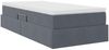 vidaXL Aufbewahrungsbett mit Matratze Dunkelgrau 90 x 200 cm Samt 3370276 Bild 5