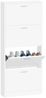vidaXL Schuhschrank Weiß 59x17x150 cm Holzwerkstoff 342518 Bild 4