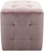 vidaXL Pouf 2 Stk. Rosa 30x30x30 cm Samtstoff 278388 Bild 3