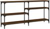 vidaXL Konsolentisch Braun Eichen-Optik 160x29x75 cm Holzwerkstoff 834089 Bild 4