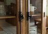 Vitrine Mango 100x45x190 dunkelbraun geölt RODEZ #152 Bild 5