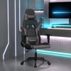 vidaXL Gaming-Stuhl Schwarz und Grau Kunstleder 3143691 Bild 2