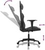 vidaXL Gaming-Stuhl Schwarz und Grau Kunstleder 3143691 Bild 5