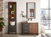 Badmöbel Set 3-teilig Auburn Eiche Stirling und Matera grau 91 x 205 cm Bild 5