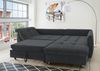 Stylisches Ecksofa Agira von Benformato mit Schlaffunktion, verschiedene Farben, gemütliche Rückenkissen, hochwertige Wellenunterfederung Bild 3