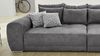 Big Sofa 'MOLDAU XXL' mit Kissen, Microfaser dunkelgrau Bild 3