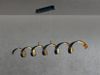 Ausgefallene LED Pendelleuchte HELIX Schwarz / Gold, Breite 125cm Bild 3