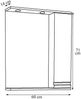 VCM Silora 918732 H. 71 x B. 60 x T. 14 cm Bild 4