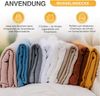 Babydecke Babydecke Musselin Baumwolle Tagesdecke Decke 95x95 120x120 150x200 cm, Loolay, LOOLAY Musselin Tagesdecke, atmungsaktiv, weich & leicht! Bild 3