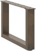 vidaXL Couchtischbeine U-Form 2 Stk. Naturstahl 50x(30-31) cm Stahl 4013139 Bild 4
