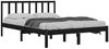 Massivholzbett Schwarz Kiefer 150x200 cm 5FT King Size [3105080] Bild 3