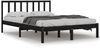 Massivholzbett Schwarz Kiefer 150x200 cm 5FT King Size [3105080] Bild 2