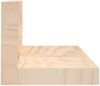 vidaXL Wandregale 2 Stk. 110x11x9 cm Massivholz Kiefer 823609 Bild 4