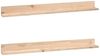 vidaXL Wandregale 2 Stk. 110x11x9 cm Massivholz Kiefer 823609 Bild 2