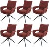 MCW Esszimmerstuhl MCW-O78-6 (Set, 6 St), Hohe Stoffqualität 310 g/m², Chenille Stoffbezug, Fußbodenschonern Bild 2