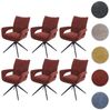 MCW Esszimmerstuhl MCW-O78-6 (Set, 6 St), Hohe Stoffqualität 310 g/m², Chenille Stoffbezug, Fußbodenschonern Bild 3