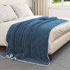 vidaXL Überwurfdecke Marineblau 150 x 200 cm Fleece 42016990 Bild 3