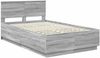 vidaXL Bettrahmen Graues Sonoma 135 x 190 cm Holzwerkstoff 3408178 Bild 4