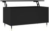 vidaXL Couchtisch Schwarz 90x44,5x45 cm Holzwerkstoff 830965 Bild 2