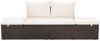 vidaXL Gartenbett Braun 195×60 cm Poly Rattan 43954 Bild 3