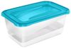 keeeper Frischhaltedose fredo fresh 4 3 Liter eckig Unterteil: transparent Deckel: blau Deckel mit Ecklasche - 1 Stück (1068563200000) Bild 1
