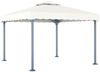 vidaXL Pavillon mit LED-Lichterkette 300x300 cm Cremeweiß Aluminium 3070342 Bild 3