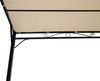 Anbaupavillon MANTOVA-XL 3x3 Meter, Stahl dunkel, Plane PVC-beschichtet écru Bild 3