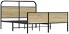 vidaXL Bettgestell ohne Matratze 120x200 cm Sonoma-Eiche Holzwerkstoff 4100444 Bild 3