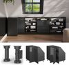 Dachschrägenschrank Eckschrank Rion Anthrazit Hochglanz/Anthrazit mit 1 Tür Vicco Bild 5