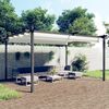 vidaXL Pavillon mit Ausziehbarem Dach 4x3 m Creme 318537 Bild 2